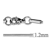 TK2436 - High polished (no plating) Stainless Steel Chain with No Stone - Alamode - Flyclothing LLC