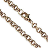 TK2438R - IP Rose Gold(Ion Plating) Stainless Steel Chain with No Stone - Alamode - Flyclothing LLC