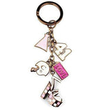 TK2717 - IP Coffee light Stainless Steel Key Ring with Epoxy in Multi Color - Alamode - Flyclothing LLC