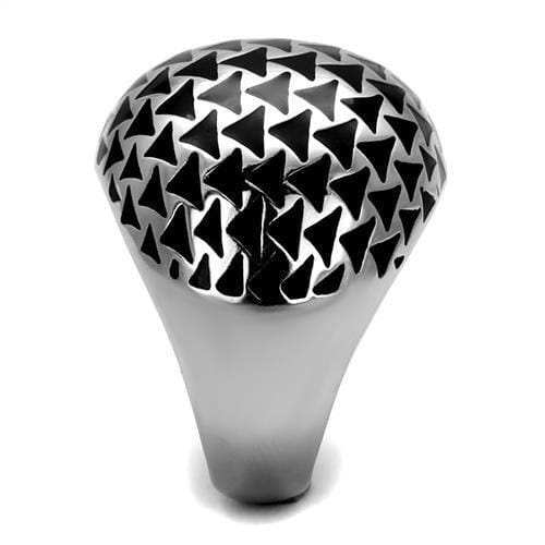 TK2830 - High polished (no plating) Stainless Steel Ring with No Stone - Alamode - Flyclothing LLC