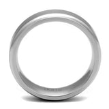 TK2916 - High polished (no plating) Stainless Steel Ring with No Stone - Alamode - Flyclothing LLC