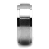 TK2919 - High polished (no plating) Stainless Steel Ring with No Stone - Alamode - Flyclothing LLC