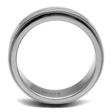 TK2942 - High polished (no plating) Stainless Steel Ring with No Stone - Alamode - Flyclothing LLC
