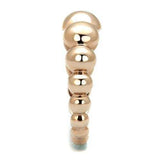 TK2967 - IP Rose Gold(Ion Plating) Stainless Steel Ring with No Stone - Alamode - Flyclothing LLC