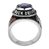 TK30320 - Trucker Ring in Montana Blue - Alamode - Flyclothing LLC