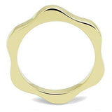 TK3033 - IP Gold(Ion Plating) Stainless Steel Ring with No Stone - Alamode - Flyclothing LLC