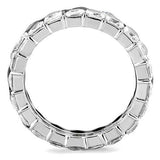 TK3231 - Two-Tone IP Black (Ion Plating) Stainless Steel Ring with AAA Grade CZ in Black Diamond - Alamode - Flyclothing LLC