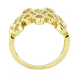 TK3569 - IP Gold(Ion Plating) Stainless Steel Ring with No Stone - Alamode - Flyclothing LLC