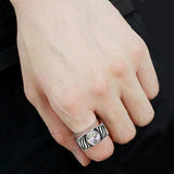 TK3620 - High polished (no plating) Stainless Steel Ring with AAA Grade CZ in Clear - Alamode - Flyclothing LLC