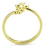 TK3631 - IP Gold(Ion Plating) Stainless Steel Ring with No Stone - Alamode - Flyclothing LLC