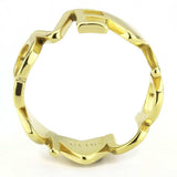 TK3637 - IP Gold(Ion Plating) Stainless Steel Ring with No Stone - Alamode - Flyclothing LLC