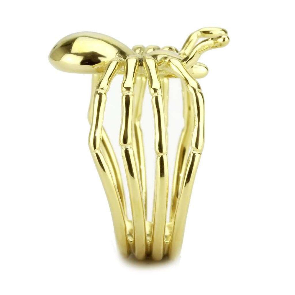 TK3718 - IP Gold(Ion Plating) Stainless Steel Ring with No Stone - Alamode - Flyclothing LLC