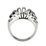 TK3732 High polished Stainless Steel Ring with NoStone in No Stone - Alamode - Flyclothing LLC