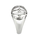 TK3732 High polished Stainless Steel Ring with NoStone in No Stone - Alamode - Flyclothing LLC