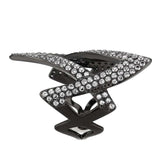 TK3748 IP Black Stainless Steel Ring with AAA Grade CZ in Clear - Alamode - Flyclothing LLC