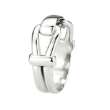 TK3803 - High polished (no plating) Stainless Steel Ring with NoStone in No Stone - Alamode - Flyclothing LLC