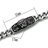 TK436 - High polished (no plating) Stainless Steel Bracelet with No Stone - Alamode - Flyclothing LLC