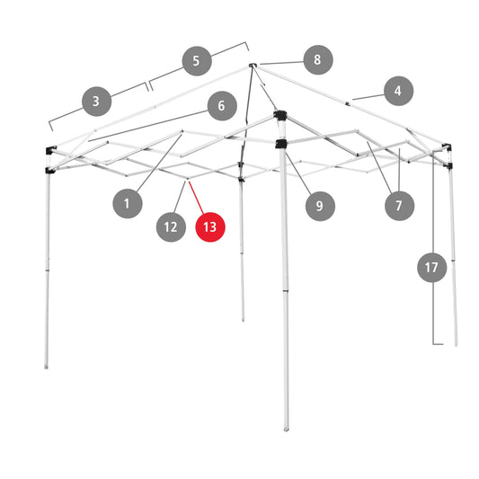 Frames Part #13 - Black Round Spacer - Logo Brands - Flyclothing LLC