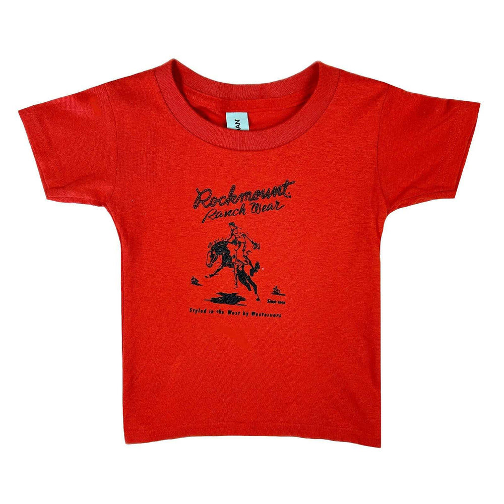 Rockmount Ranch Ware Toddler Rockmount Red Bronc 100% Cotton Western T-Shirt - Rockmount Clothing - Flyclothing LLC