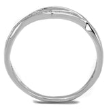 TS471 - Rhodium 925 Sterling Silver Ring with AAA Grade CZ in Clear - Alamode - Flyclothing LLC