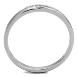 TS472 - Rhodium 925 Sterling Silver Ring with AAA Grade CZ in Clear - Alamode - Flyclothing LLC