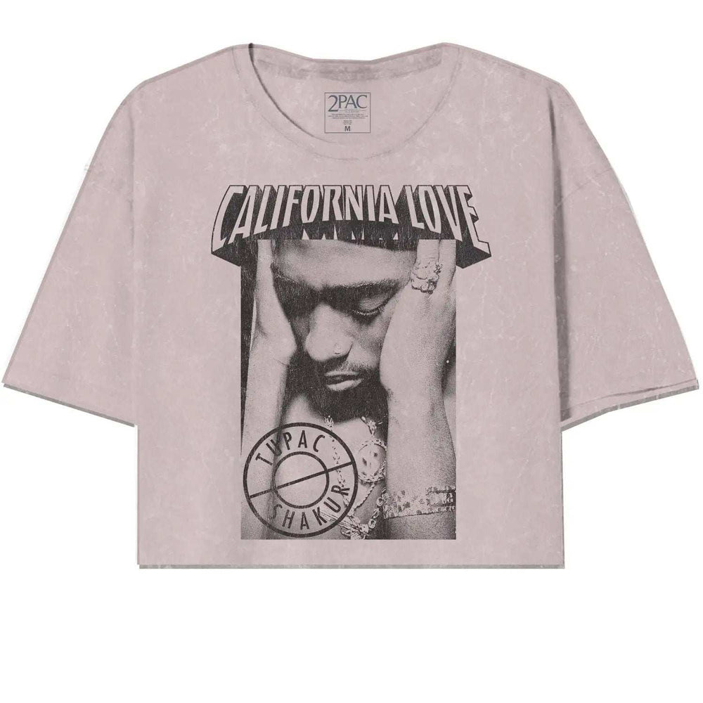 Tupac Cali Love Oversize Crop Top - Tupac - Flyclothing LLC
