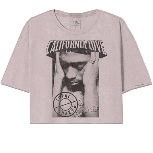 Tupac Cali Love Oversize Crop Top - Tupac - Flyclothing LLC
