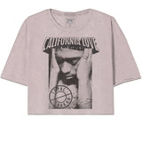 Tupac Cali Love Oversize Crop Top - Tupac - Flyclothing LLC