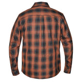 Copper - Mens Black & Brown Armored Flannel - Unik Just for Bikers - Flyclothing LLC