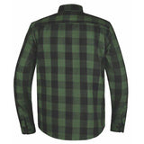 TW205.11 - MENS BLACK AND GREEN FLANNEL SHIRT - Unik Just for Bikers - Flyclothing LLC