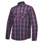 TW207.00 - Mens Red and Blue Flannel Shirt