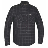 TW217.00 - MENS BLACK AND WHITE FLANNEL SHIRT - Unik Just for Bikers - Flyclothing LLC