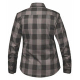 Ashwood - Ladies Black & Gray Armored Flannel - Unik Just for Bikers - Flyclothing LLC