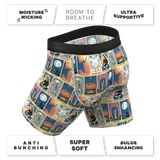 The Taboo | Tarot Cards Long Leg Ball Hammock® Pouch Underwear With Fly - Shinesty - Flyclothing LLC