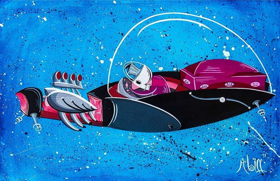 Black Market Art Company Taking Out The Trash Print - Black Market Art Company - Flyclothing LLC