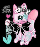 Black Market Art Company Tattoo Kitty Print - Black Market Art Company - Flyclothing LLC