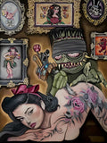 Black Market Art Company Tattoo Monster Print - Black Market Art Company - Flyclothing LLC