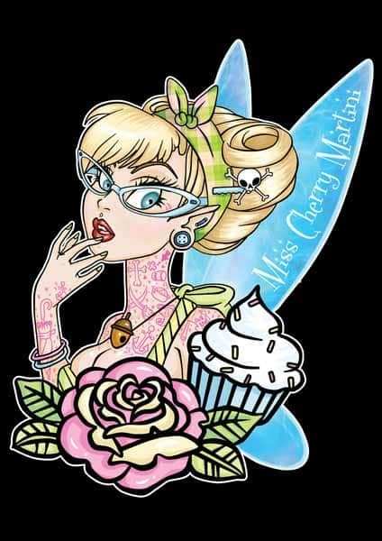 Black Market Art Company Tattooed Tink Print - Black Market Art Company - Flyclothing LLC