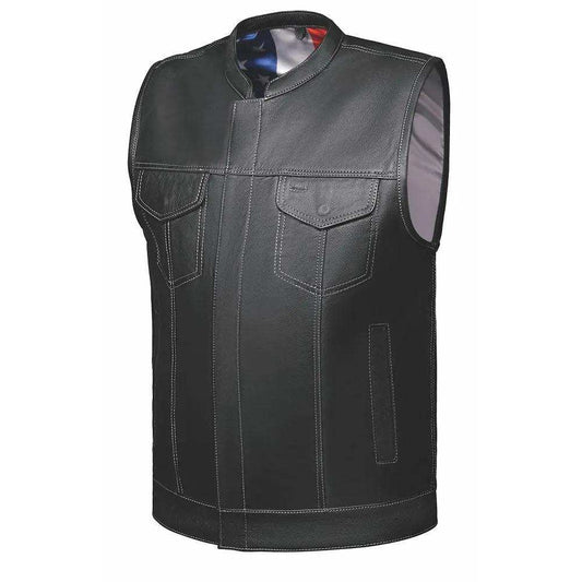 Texan - Mens Texas Flag Liner Club Vest - Unik Just for Bikers - Flyclothing LLC