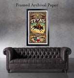 Black Market Art Company Texas Rodeo Poster & Art Print / Wall Art / Western Decor Print - Black Market Art Company - Flyclothing LLC