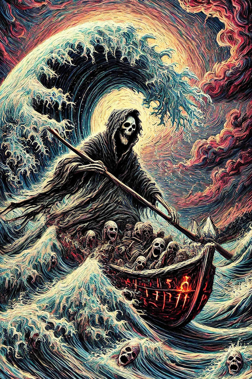 Black Market Art Company THE BOATMAN & Fantasy Art Prints Print - Black Market Art Company - Flyclothing LLC