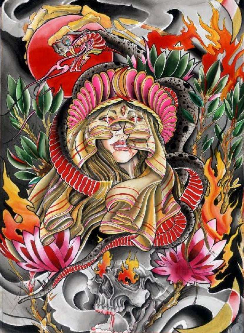 Black Market Art Company The Haunting Print - Black Market Art Company - Flyclothing LLC