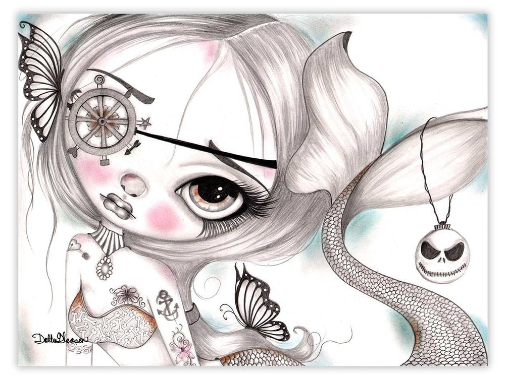 Black Market Art Company The Mermaid Print - Black Market Art Company - Flyclothing LLC