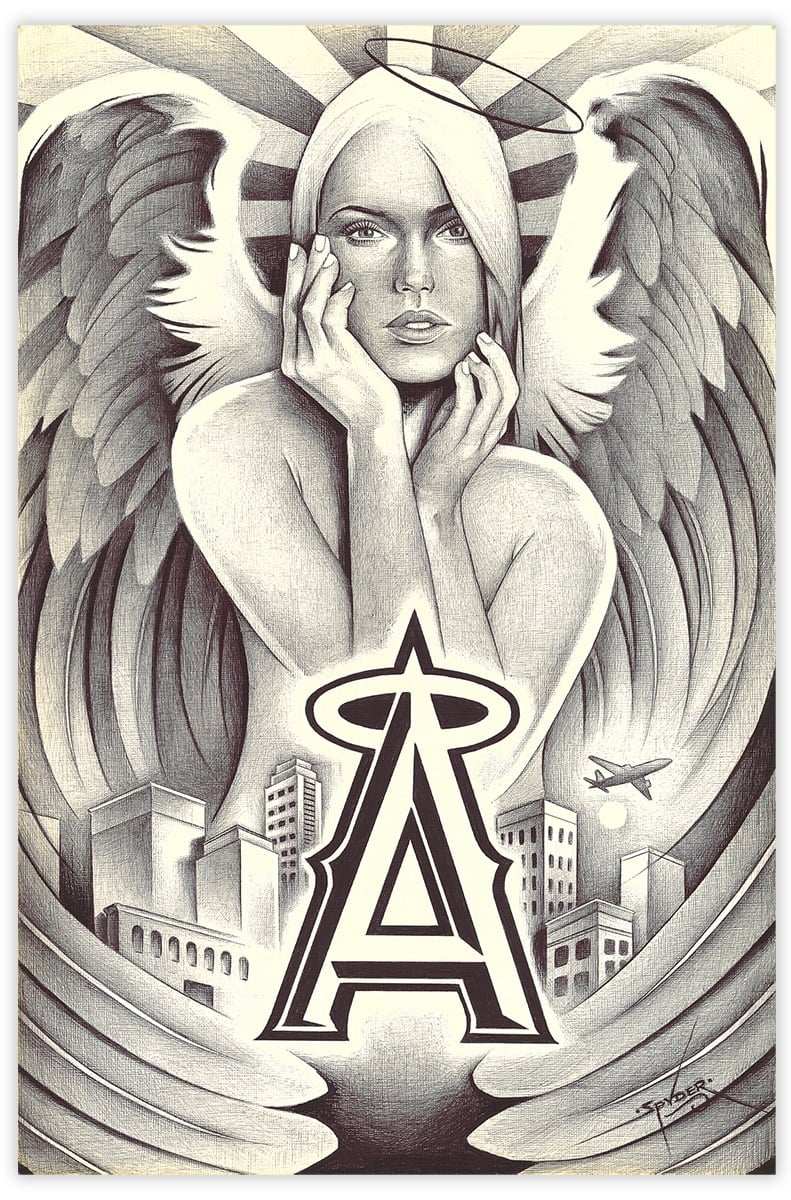 Black Market Art Company The City of Angels Print - Black Market Art Company - Flyclothing LLC