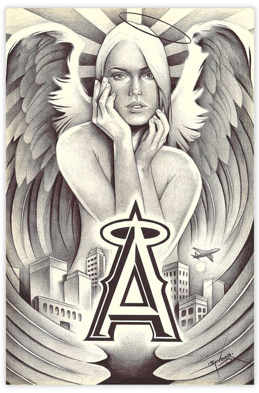 Black Market Art Company The City of Angels Print - Black Market Art Company - Flyclothing LLC