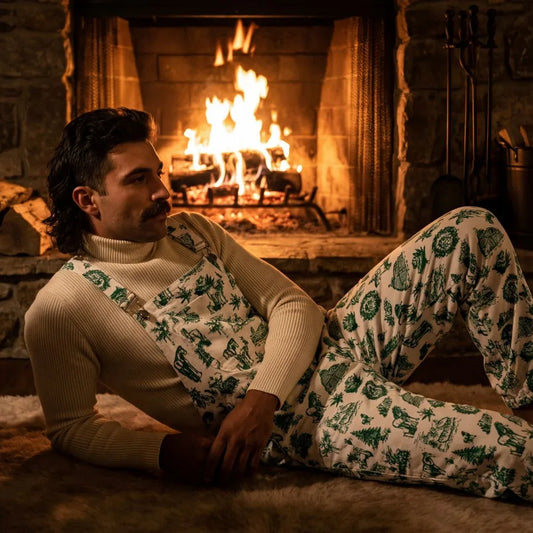 The Western Wonderland | Western Toile Pajamaralls® - Shinesty - Flyclothing LLC