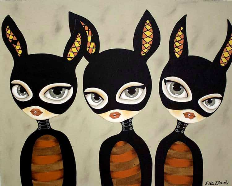 Black Market Art Company Three of a Kind Print - Black Market Art Company - Flyclothing LLC