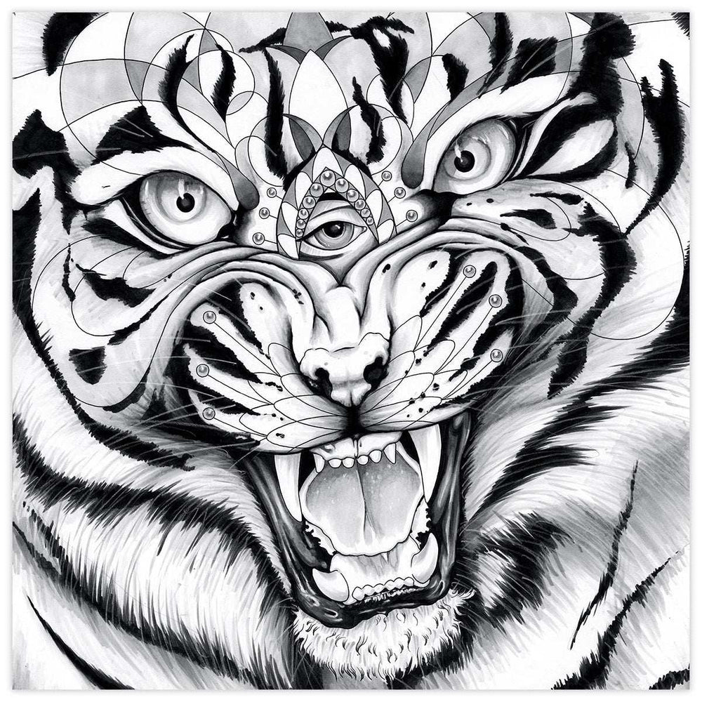 Black Market Art Company Tiger Eyes Print - Black Market Art Company - Flyclothing LLC