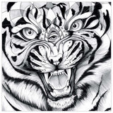 Black Market Art Company Tiger Eyes Print - Black Market Art Company - Flyclothing LLC