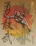 Black Market Art Company Tiger Warrior Print - Black Market Art Company - Flyclothing LLC